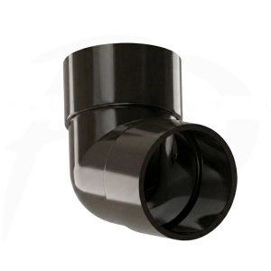 Kolano PVC ⌀ 63 firmy KROP kolor ciemny brąz